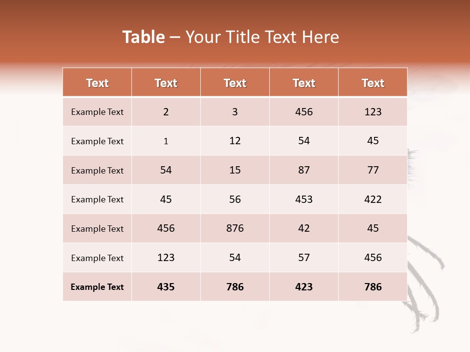 Freely Left Wing PowerPoint Template