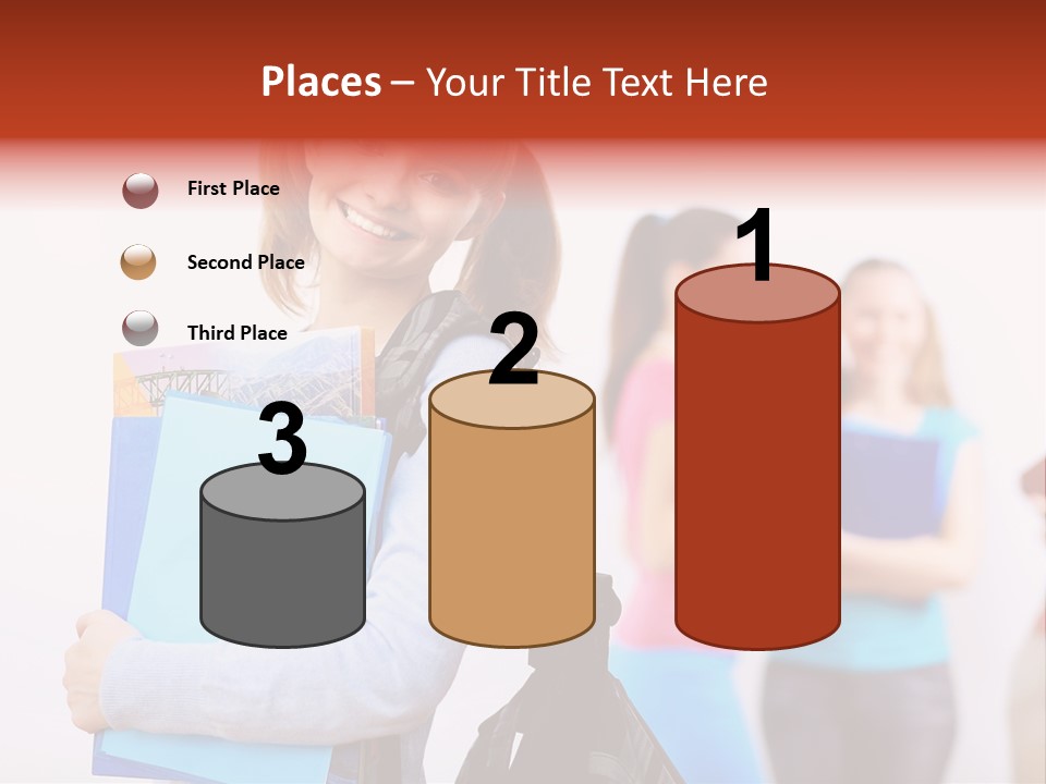 Fun Joy Portrait PowerPoint Template