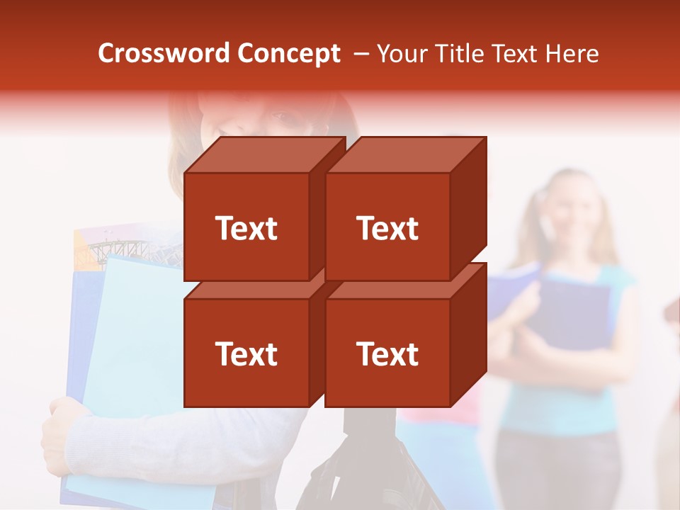 Fun Joy Portrait PowerPoint Template