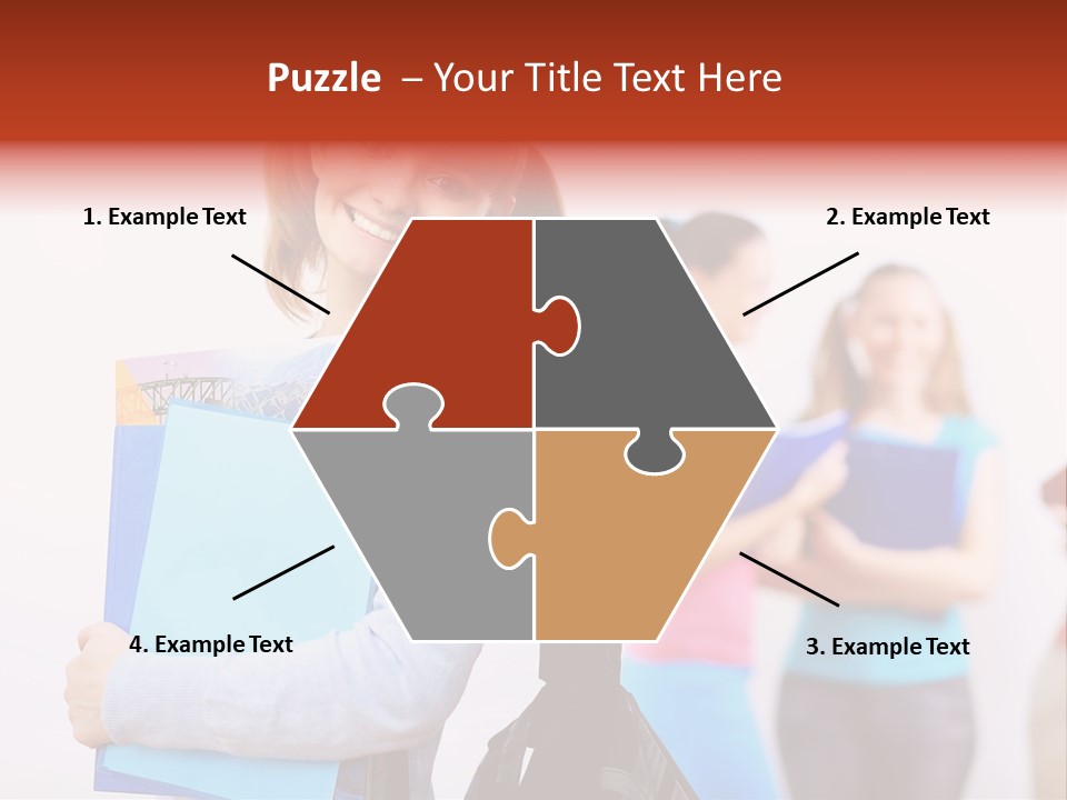 Fun Joy Portrait PowerPoint Template