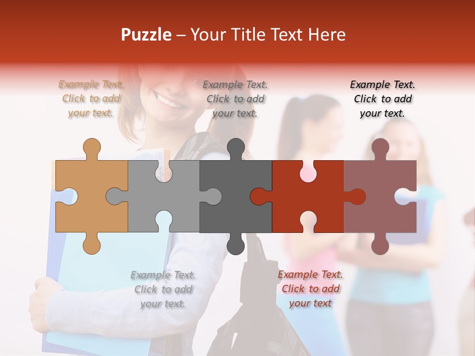 Fun Joy Portrait PowerPoint Template