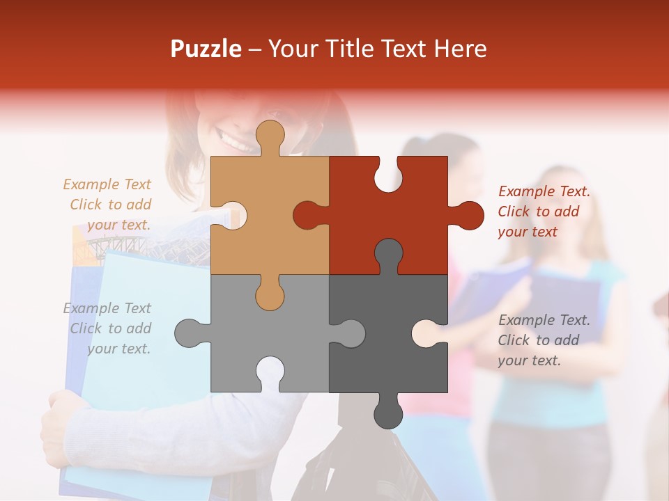 Fun Joy Portrait PowerPoint Template