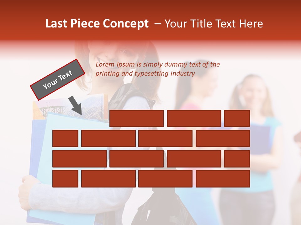 Fun Joy Portrait PowerPoint Template