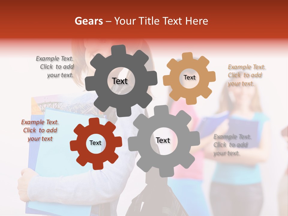 Fun Joy Portrait PowerPoint Template