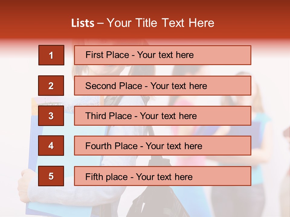 Fun Joy Portrait PowerPoint Template
