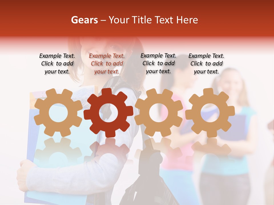 Fun Joy Portrait PowerPoint Template