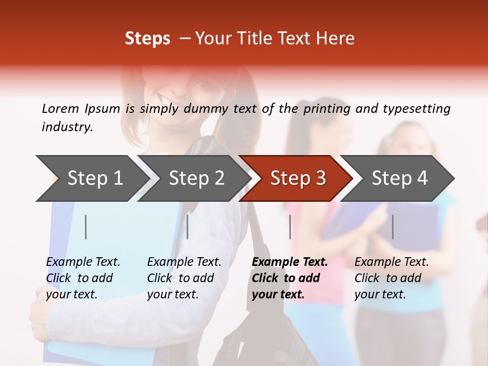 Fun Joy Portrait PowerPoint Template