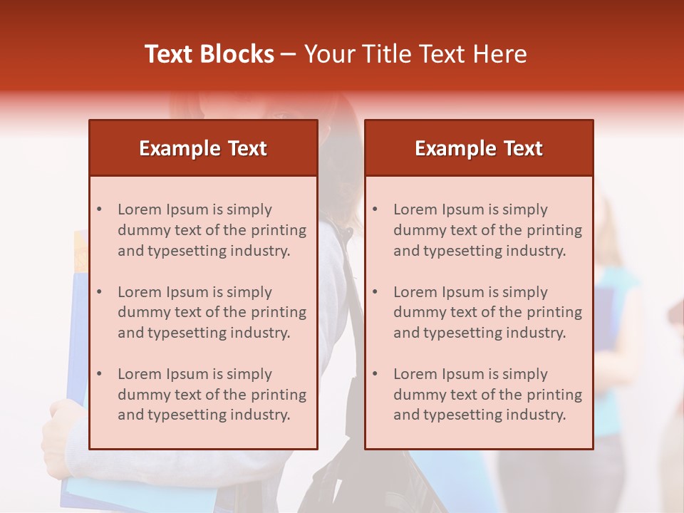 Fun Joy Portrait PowerPoint Template