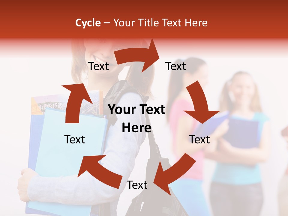 Fun Joy Portrait PowerPoint Template