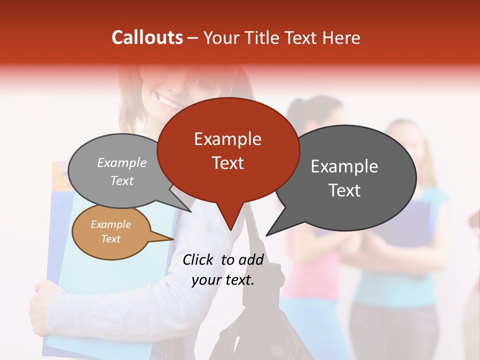 Fun Joy Portrait PowerPoint Template