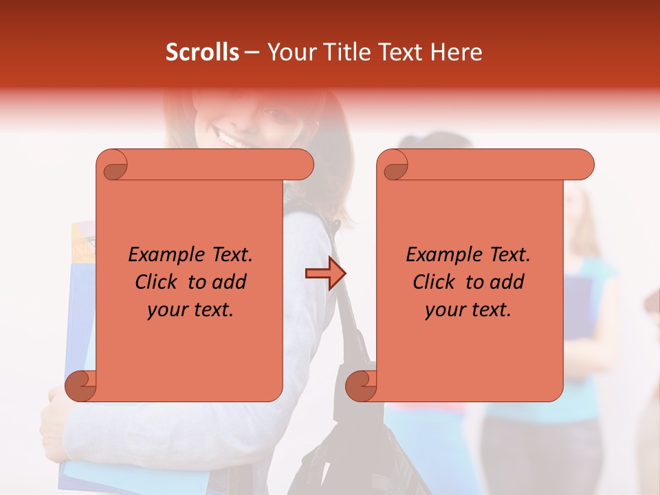 Fun Joy Portrait PowerPoint Template