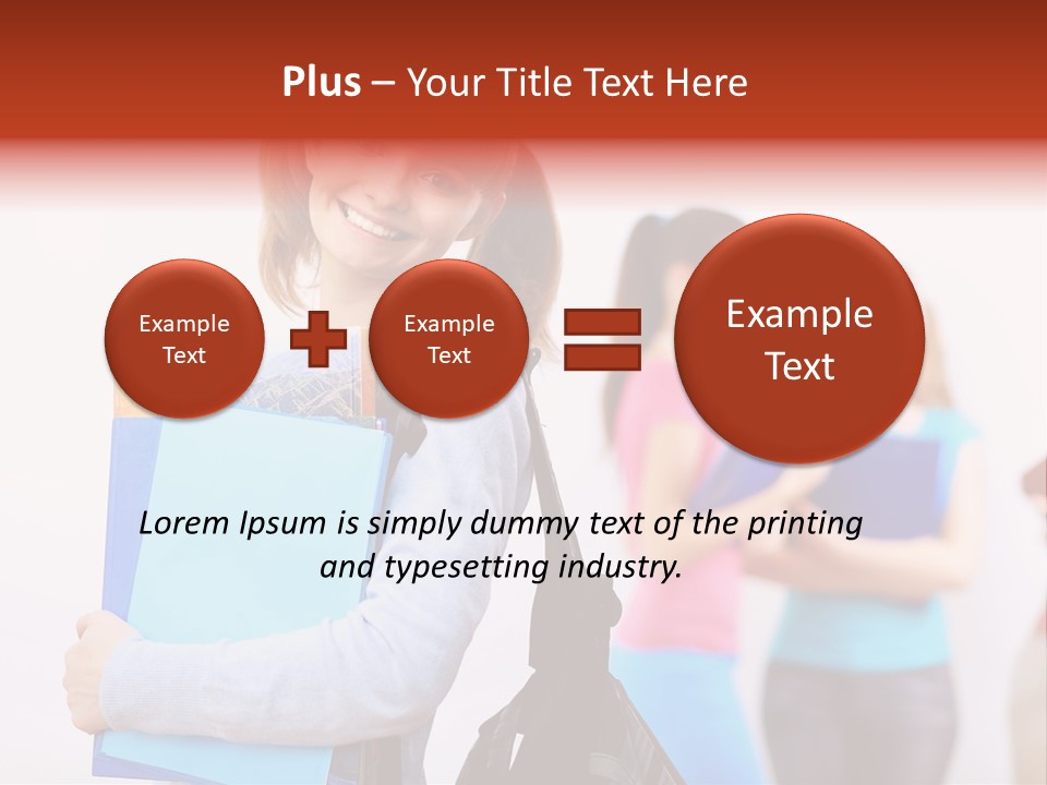 Fun Joy Portrait PowerPoint Template