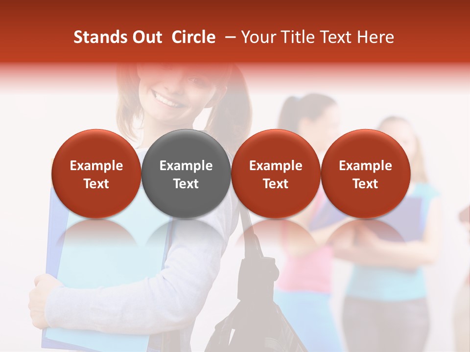 Fun Joy Portrait PowerPoint Template