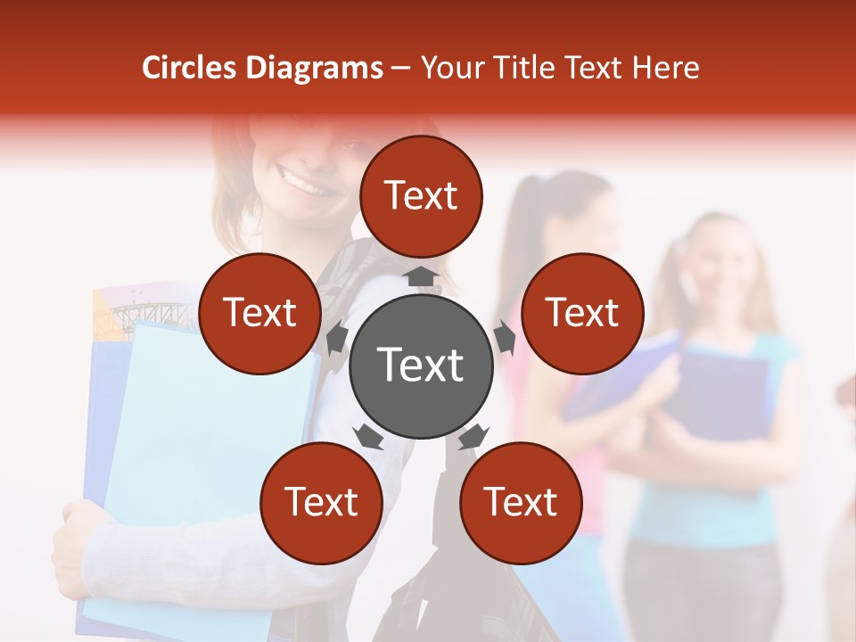 Fun Joy Portrait PowerPoint Template