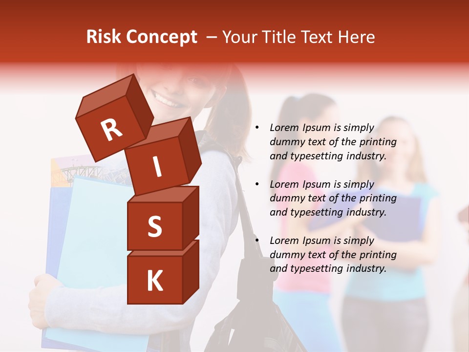 Fun Joy Portrait PowerPoint Template