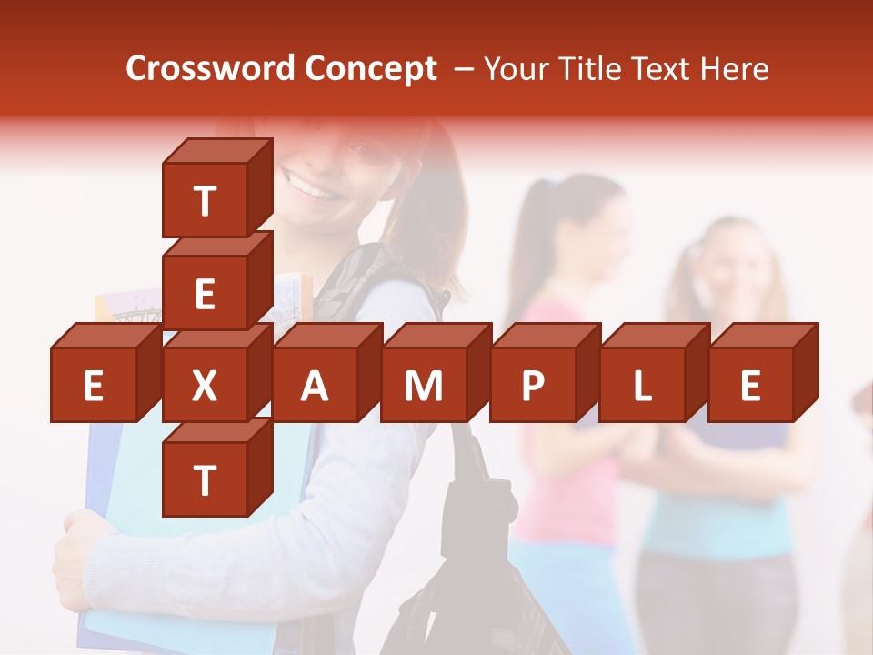 Fun Joy Portrait PowerPoint Template