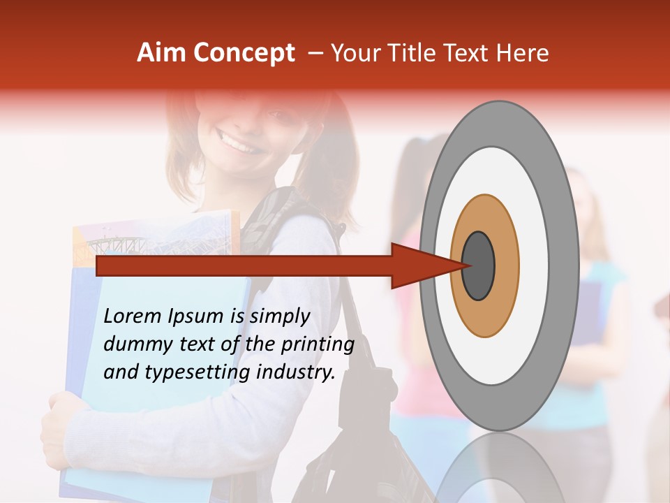 Fun Joy Portrait PowerPoint Template