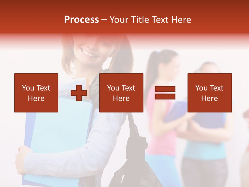 Fun Joy Portrait PowerPoint Template