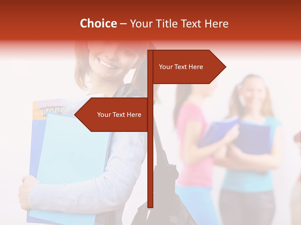 Fun Joy Portrait PowerPoint Template