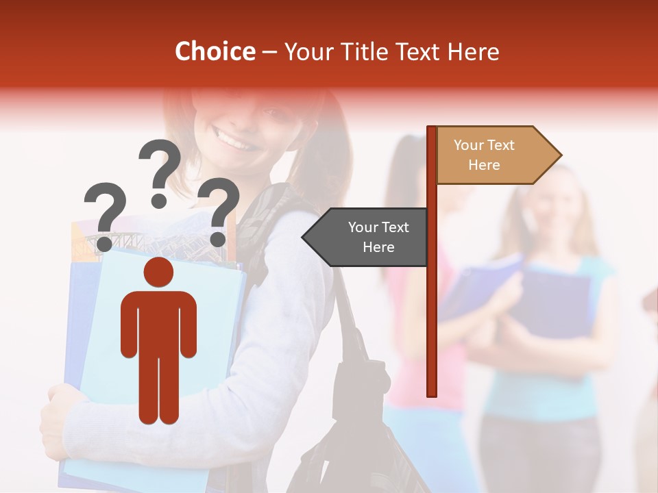 Fun Joy Portrait PowerPoint Template