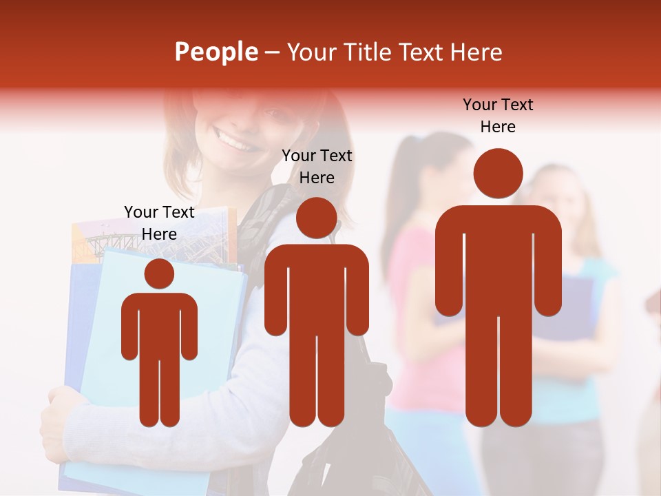 Fun Joy Portrait PowerPoint Template