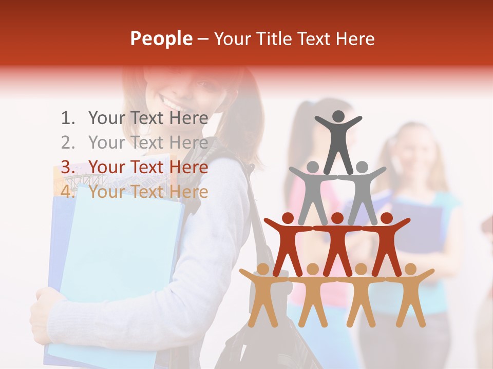 Fun Joy Portrait PowerPoint Template