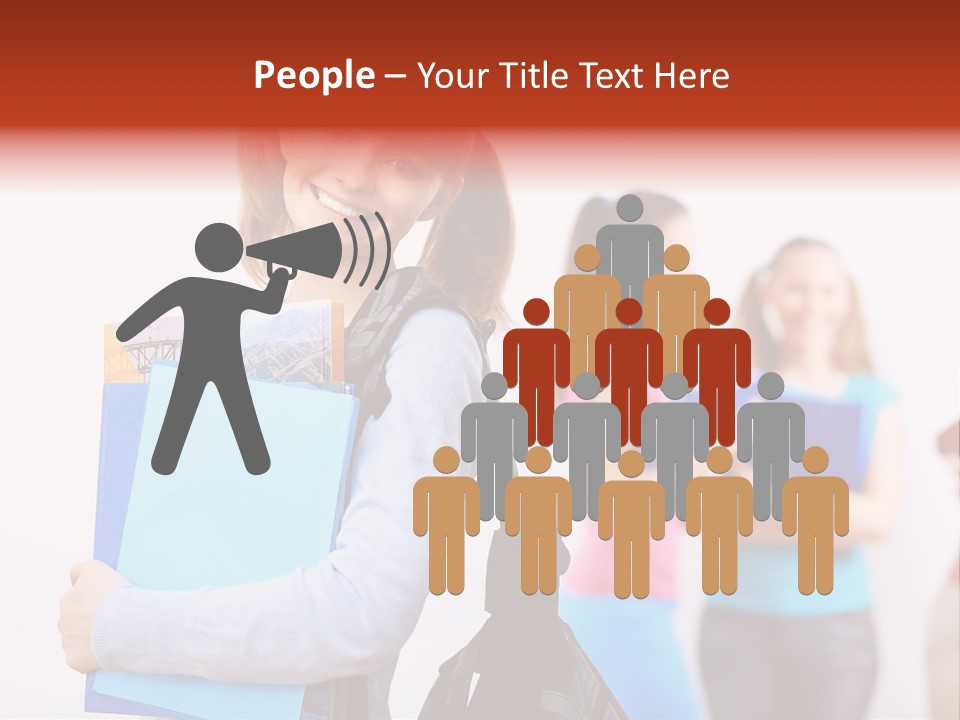 Fun Joy Portrait PowerPoint Template