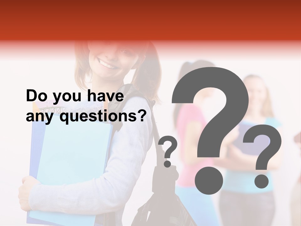 Fun Joy Portrait PowerPoint Template