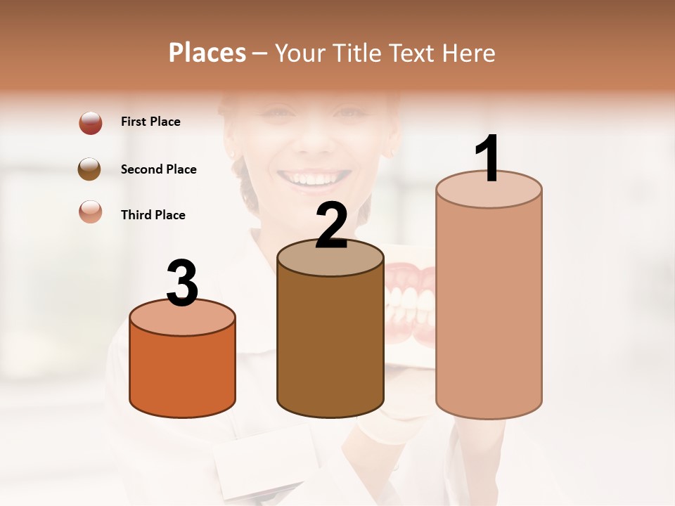 Oral Dentistry Caucasian PowerPoint Template