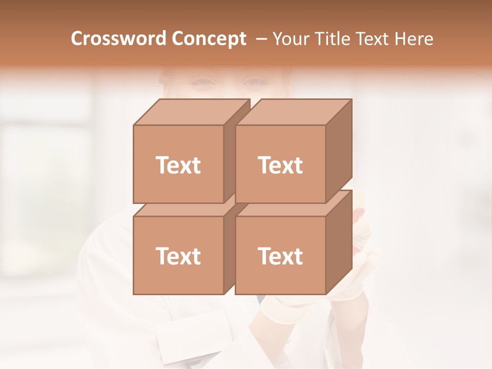 Oral Dentistry Caucasian PowerPoint Template