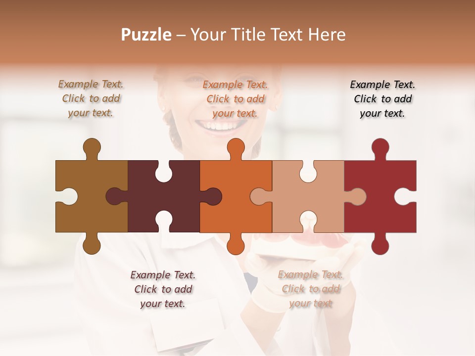 Oral Dentistry Caucasian PowerPoint Template