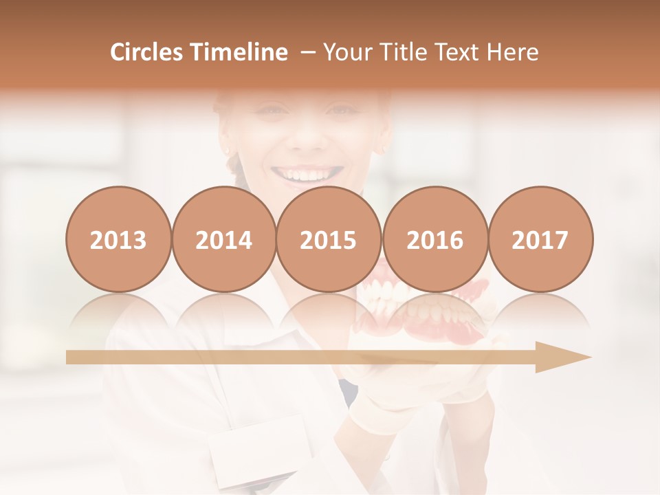 Oral Dentistry Caucasian PowerPoint Template