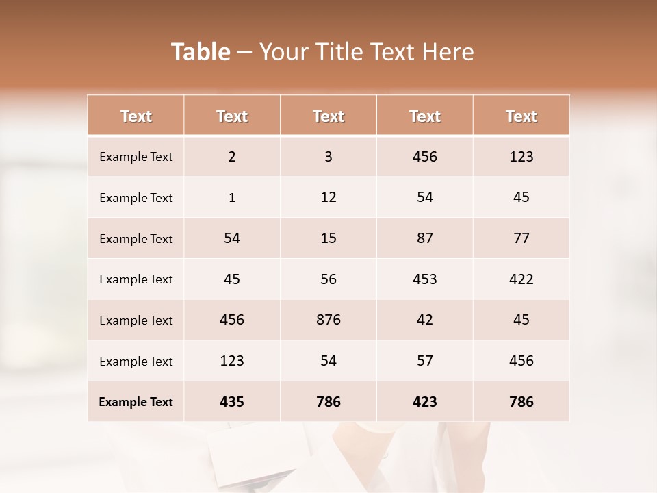 Oral Dentistry Caucasian PowerPoint Template