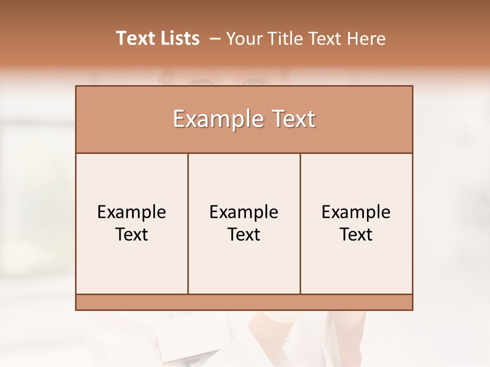 Oral Dentistry Caucasian PowerPoint Template