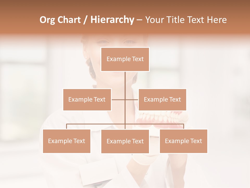 Oral Dentistry Caucasian PowerPoint Template