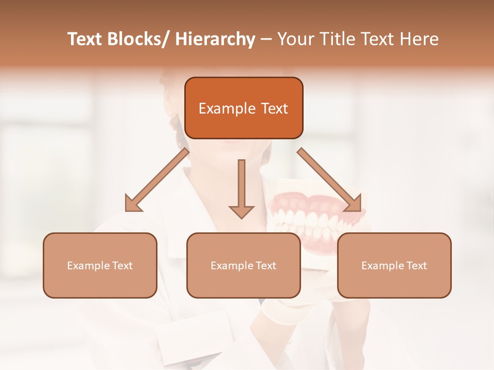 Oral Dentistry Caucasian PowerPoint Template