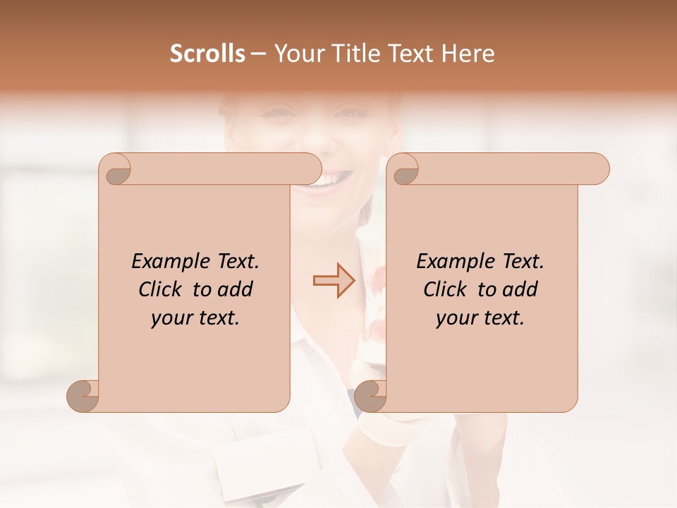 Oral Dentistry Caucasian PowerPoint Template