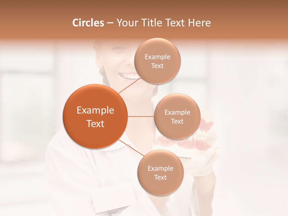 Oral Dentistry Caucasian PowerPoint Template