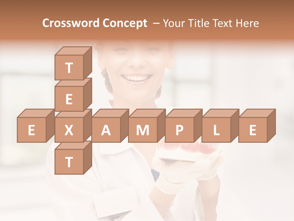 Oral Dentistry Caucasian PowerPoint Template