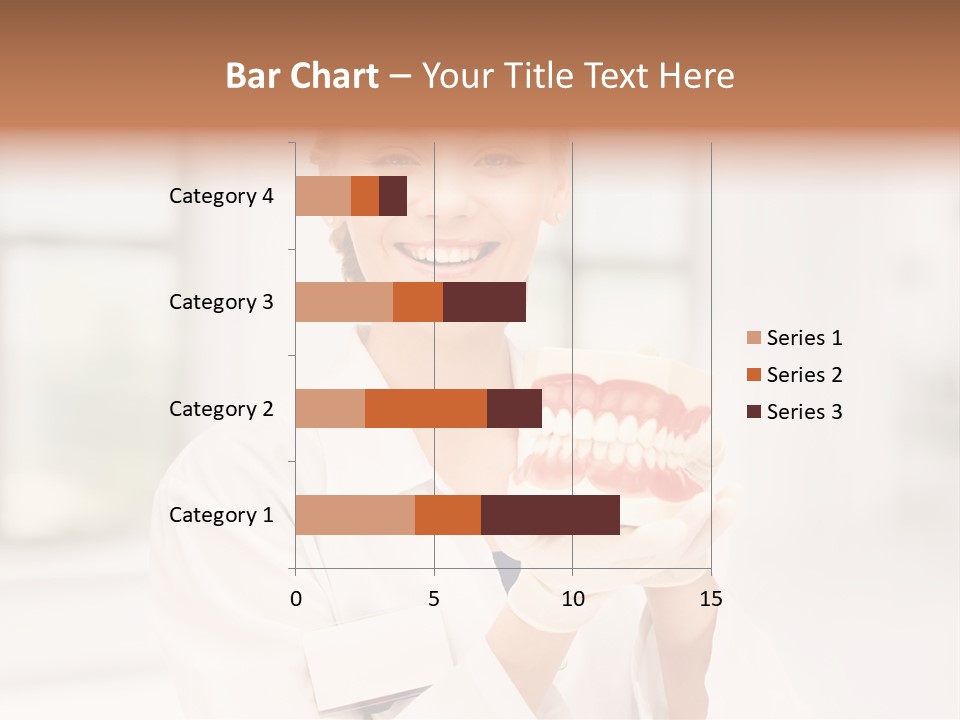 Oral Dentistry Caucasian PowerPoint Template