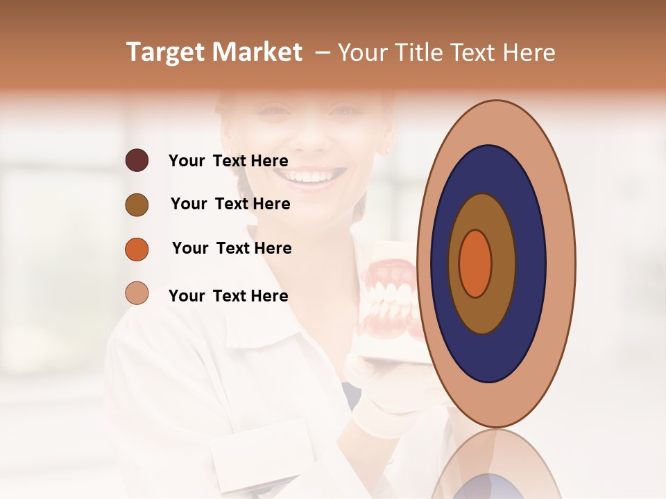 Oral Dentistry Caucasian PowerPoint Template