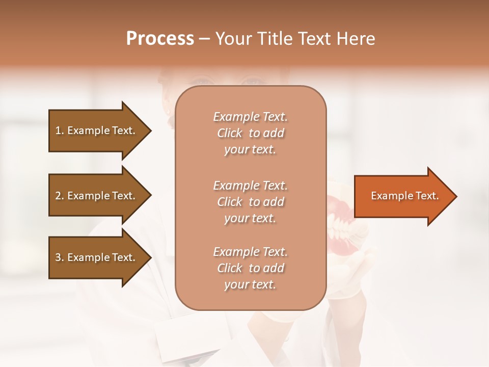 Oral Dentistry Caucasian PowerPoint Template