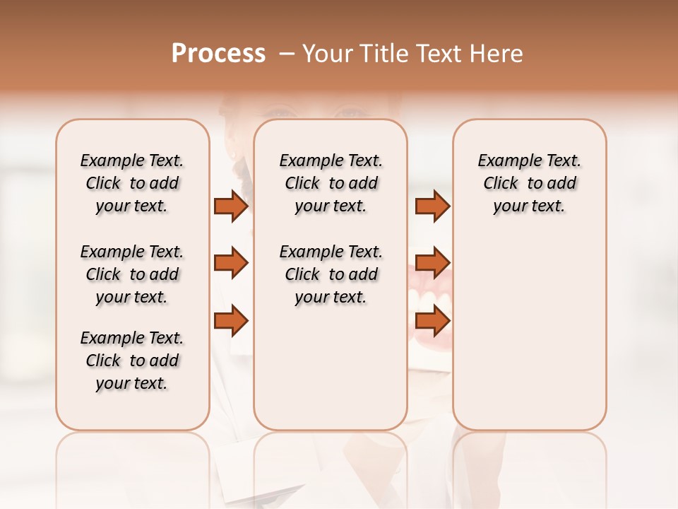 Oral Dentistry Caucasian PowerPoint Template