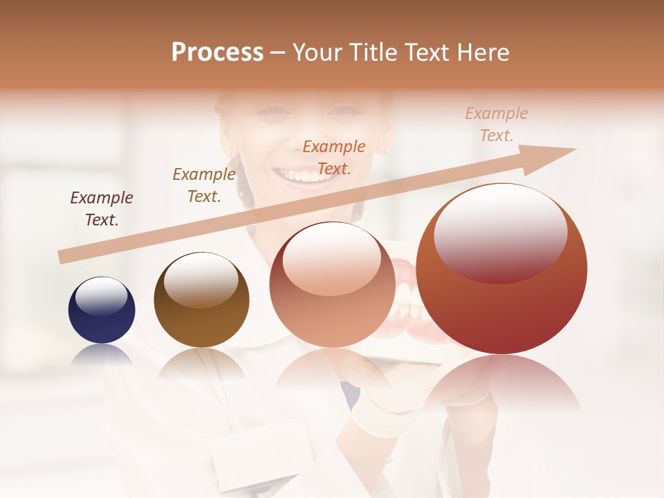 Oral Dentistry Caucasian PowerPoint Template
