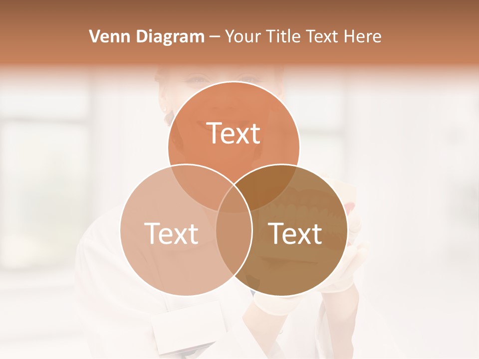 Oral Dentistry Caucasian PowerPoint Template