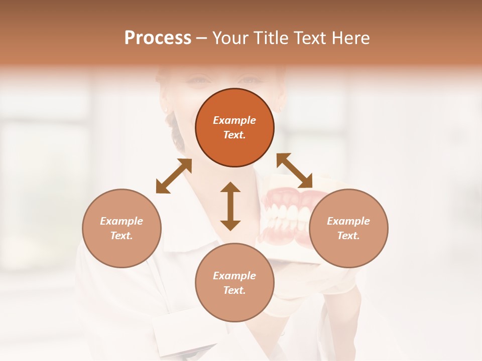 Oral Dentistry Caucasian PowerPoint Template