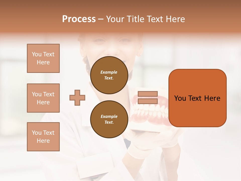 Oral Dentistry Caucasian PowerPoint Template
