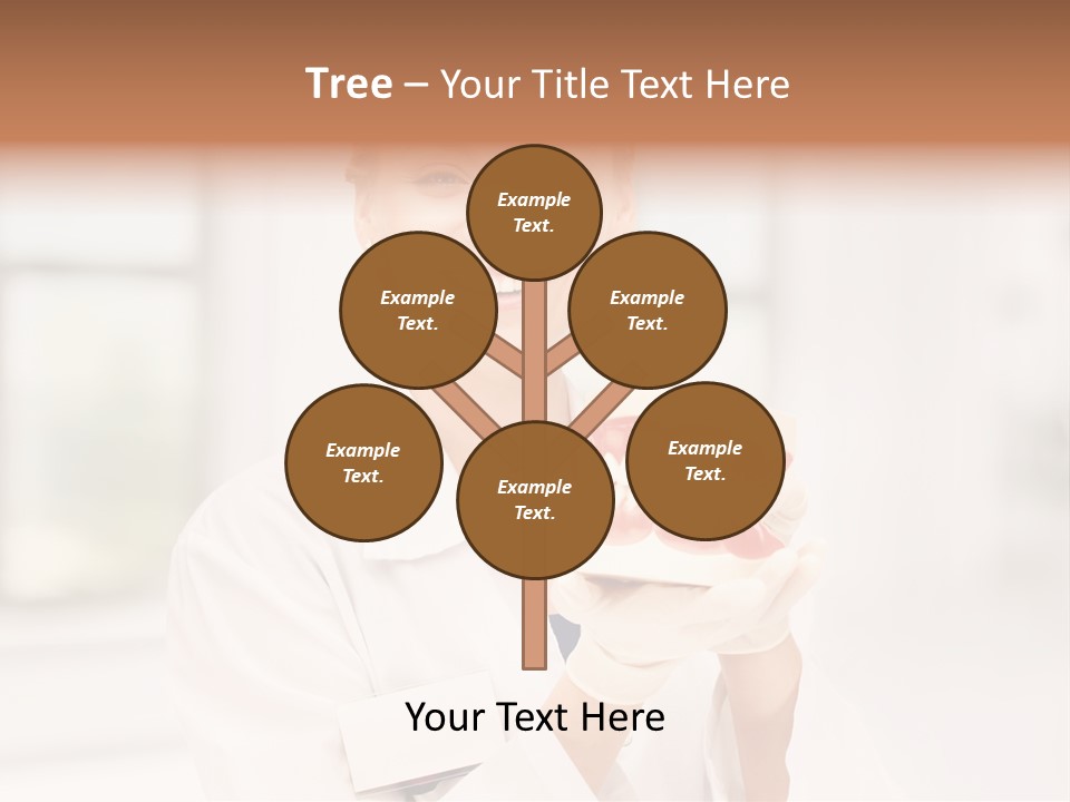 Oral Dentistry Caucasian PowerPoint Template