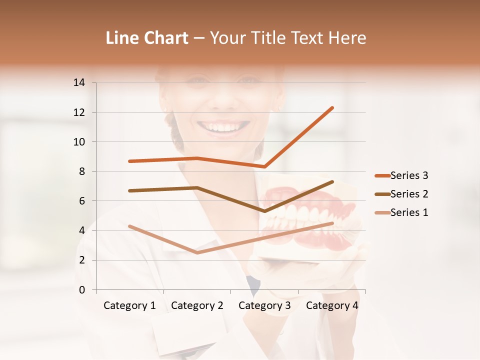 Oral Dentistry Caucasian PowerPoint Template