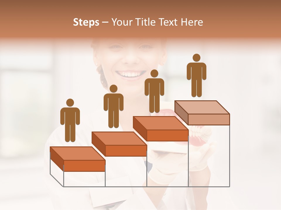 Oral Dentistry Caucasian PowerPoint Template